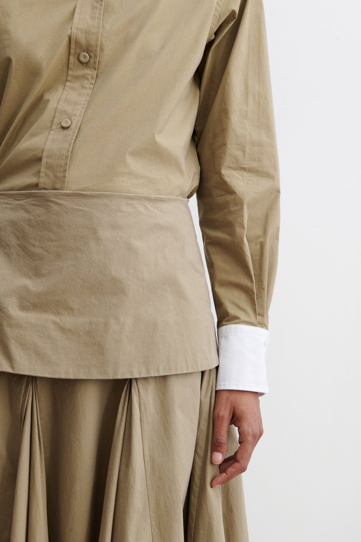 Heni Skirt Khaki - Rachel Comey