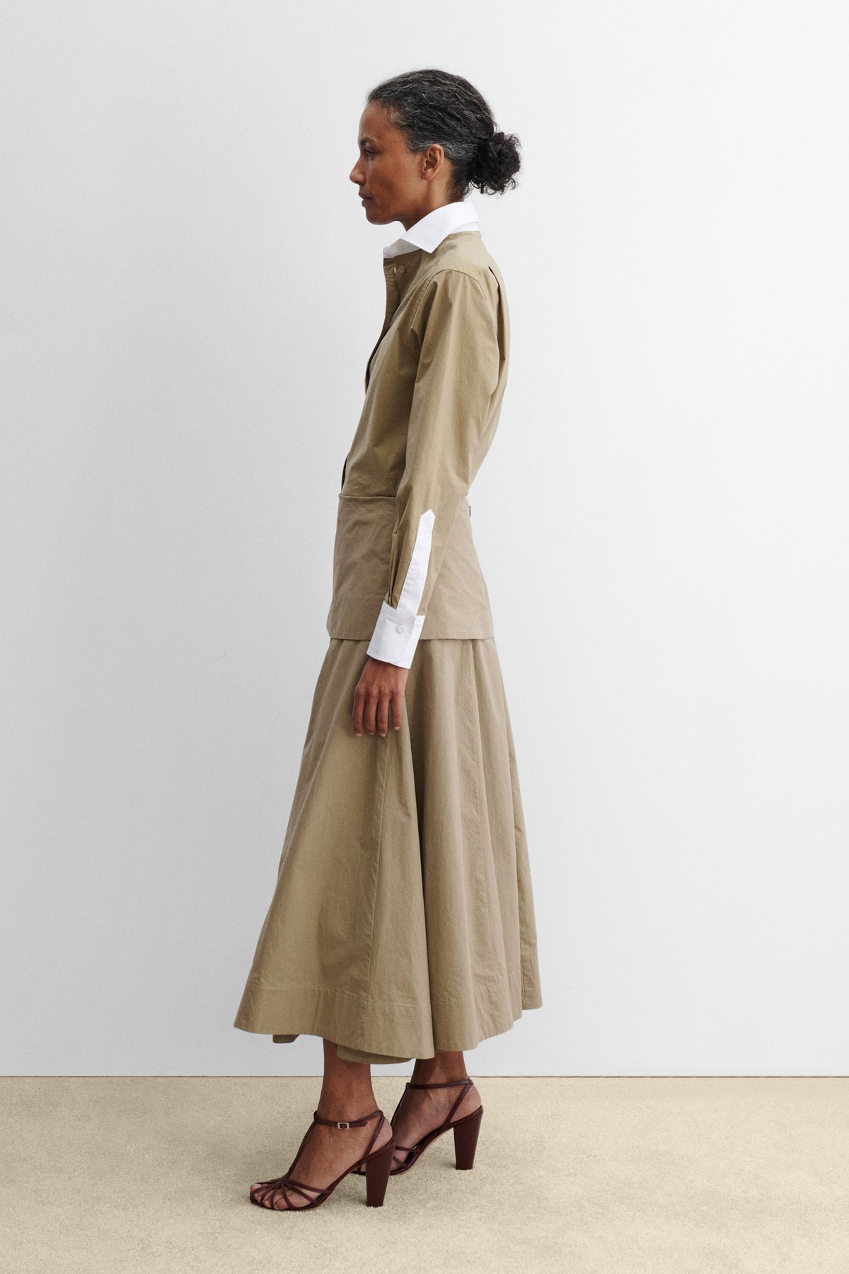 Heni Skirt Khaki - Rachel Comey