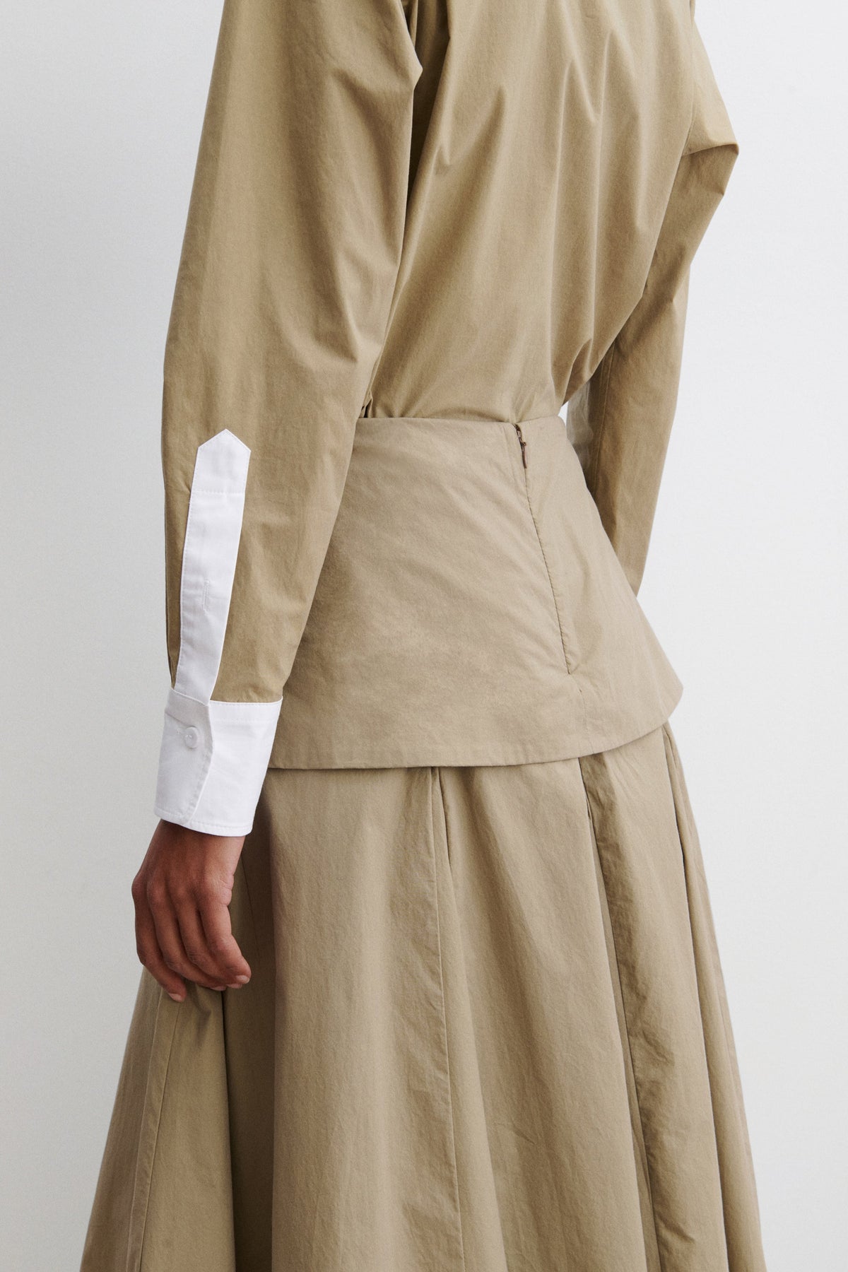 Heni Skirt Khaki - Rachel Comey