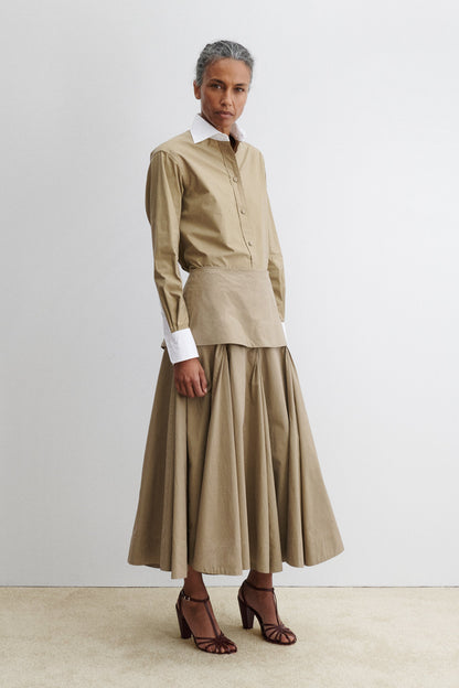 Heni Skirt Khaki - Rachel Comey