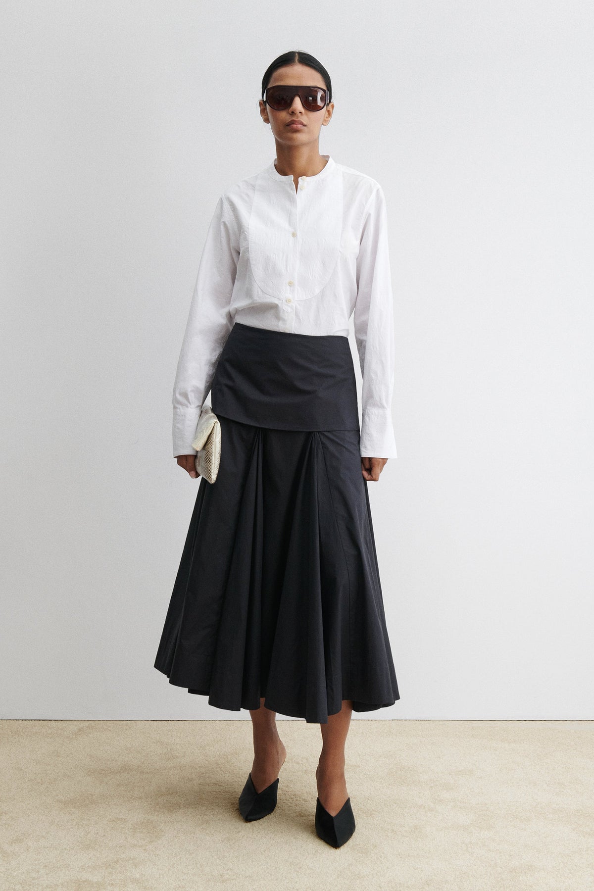 Heni Skirt Khaki - Rachel Comey