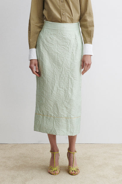 Vick Skirt Mint - Rachel Comey