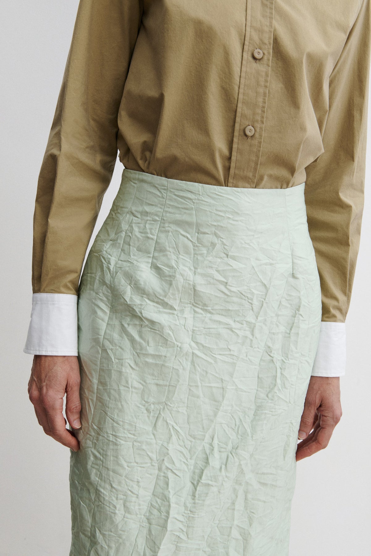 Vick Skirt Mint - Rachel Comey
