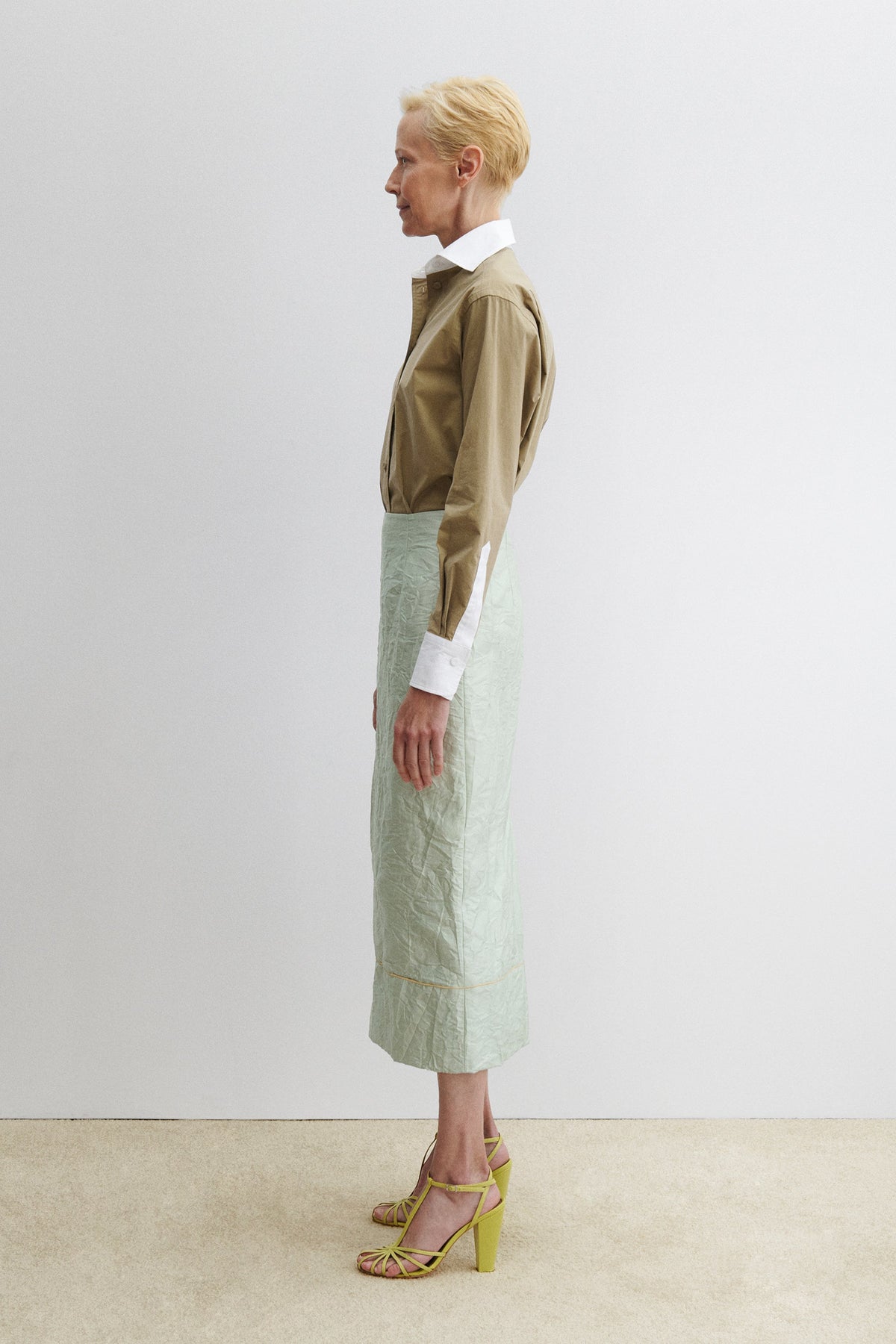Vick Skirt Mint - Rachel Comey