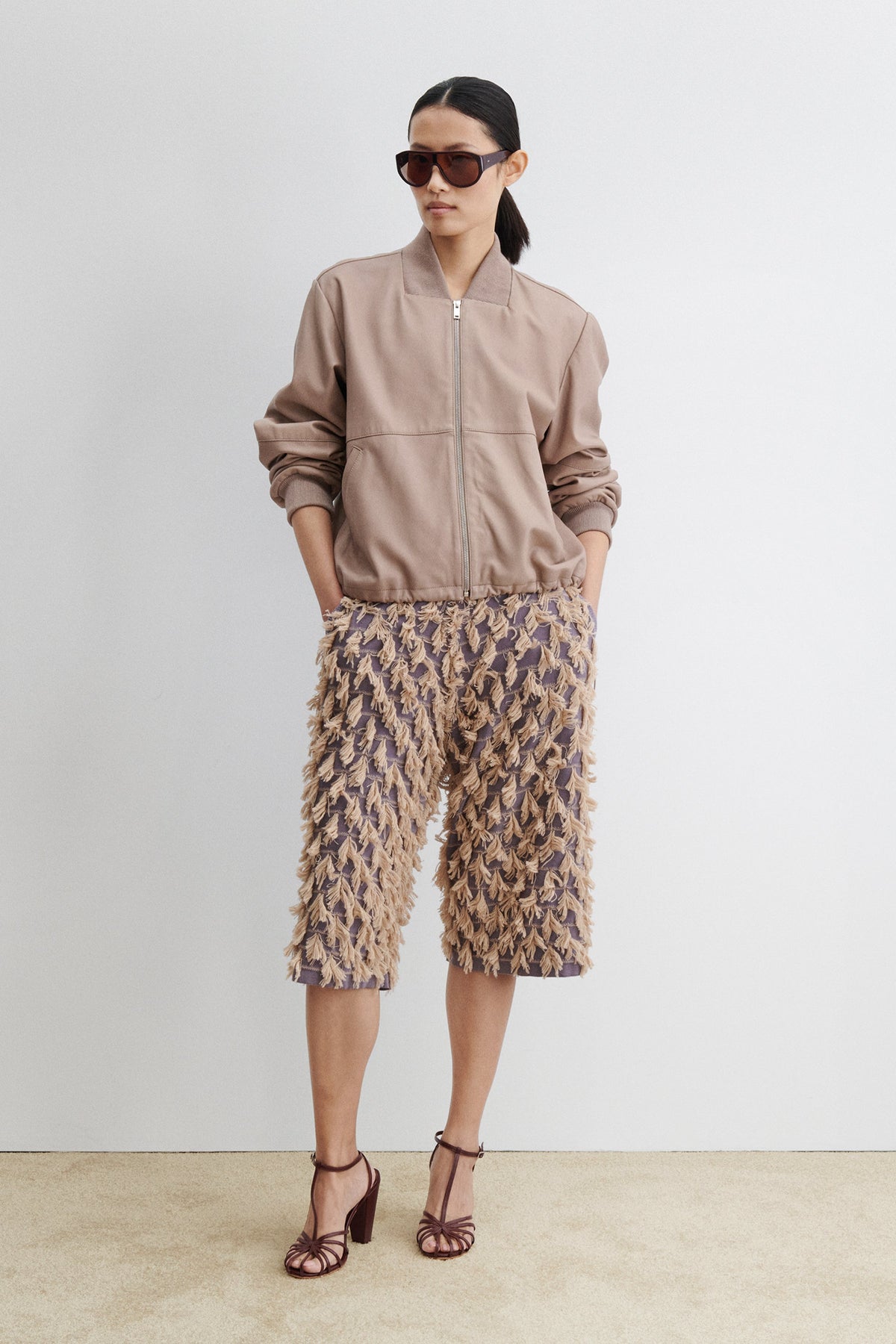 Soleil Short Dusty Mauve-Blush - Rachel Comey