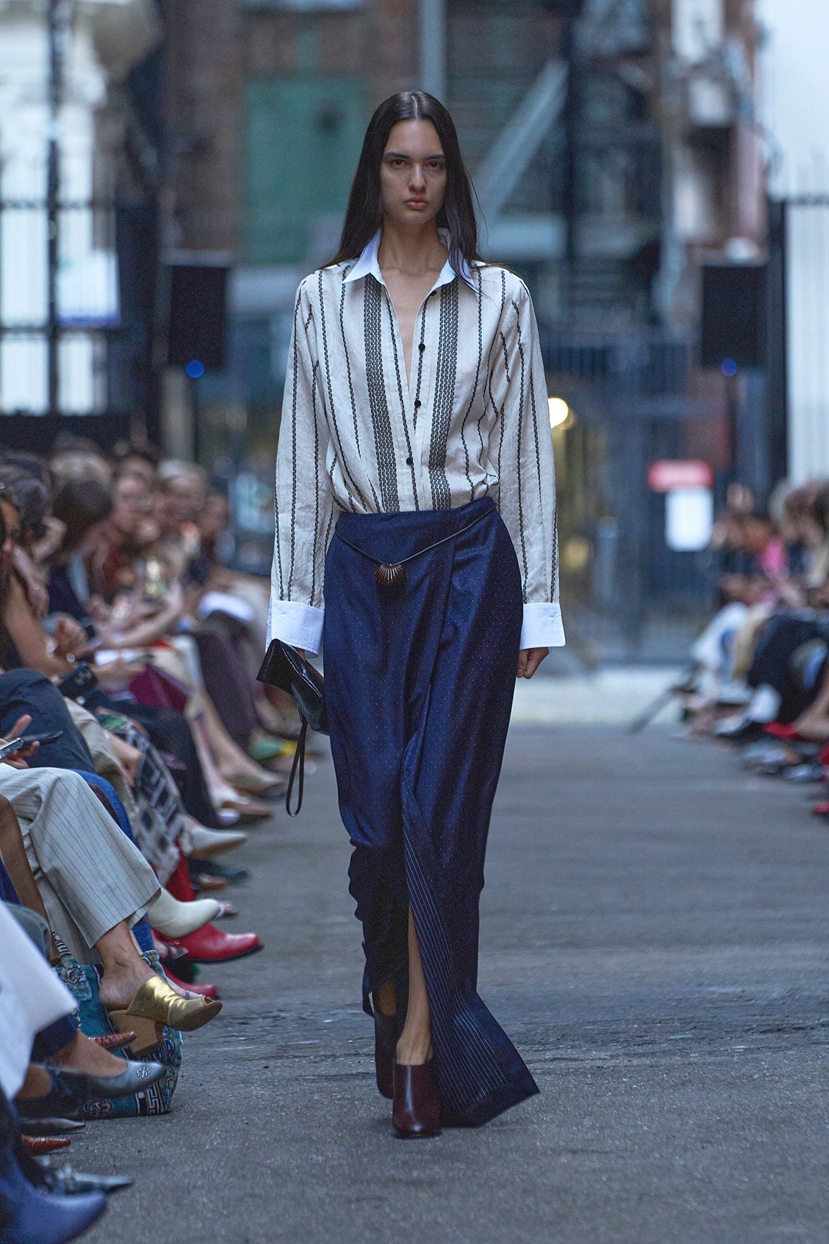 Lawerance Skirt Navy - Rachel Comey