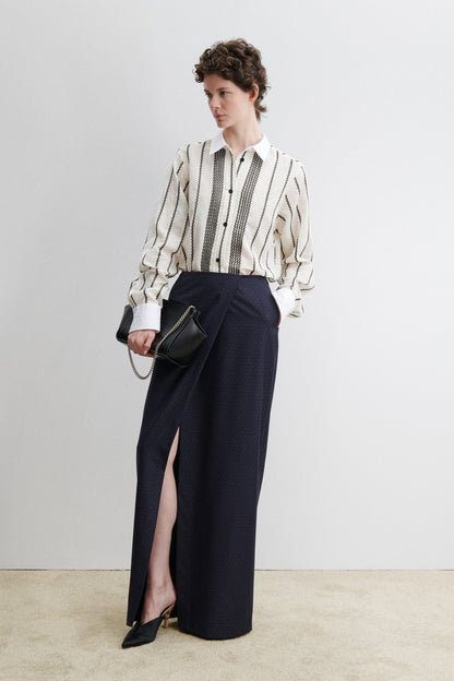 Lawerance Skirt Navy - Rachel Comey