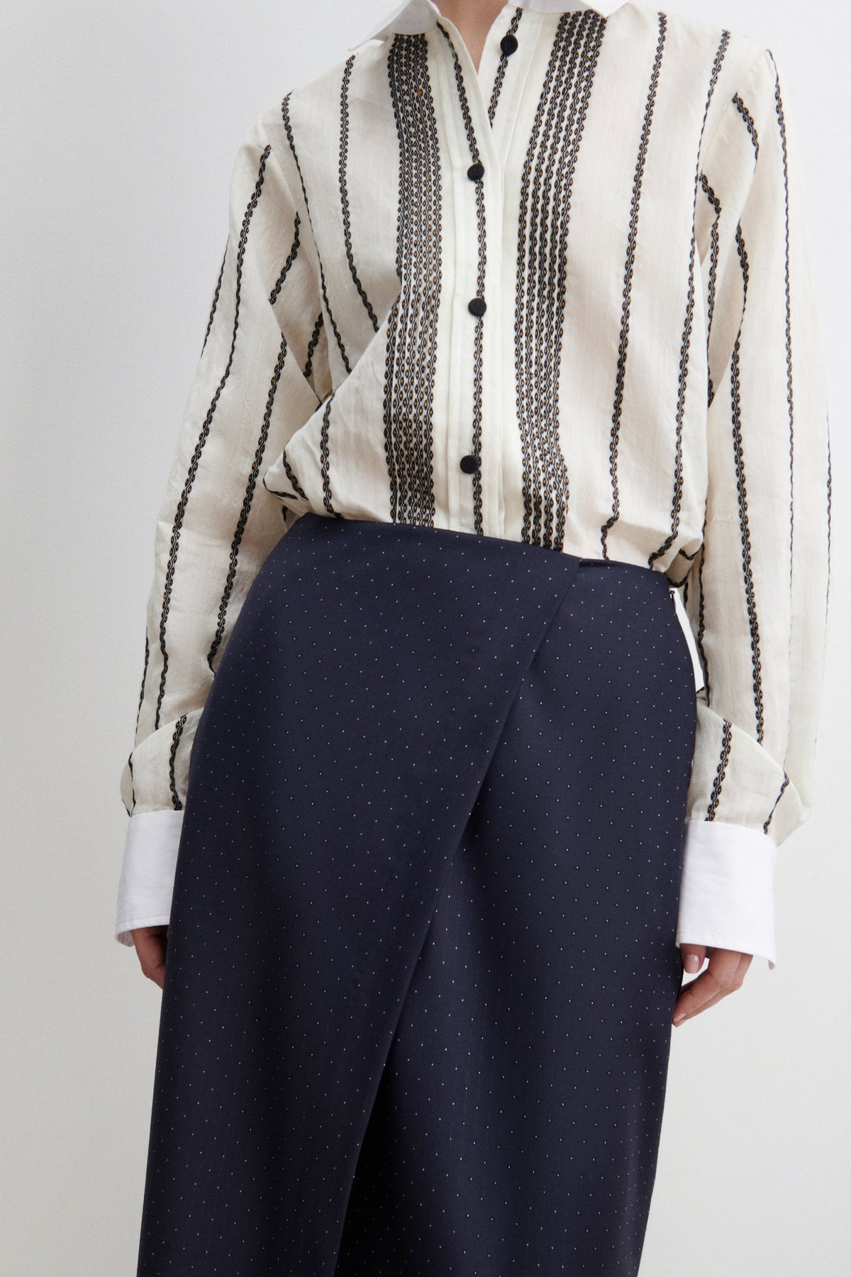 Lawerance Skirt Navy - Rachel Comey