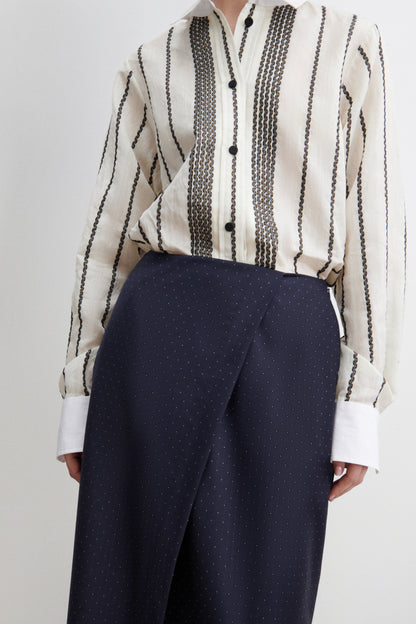 Lawerance Skirt Navy - Rachel Comey