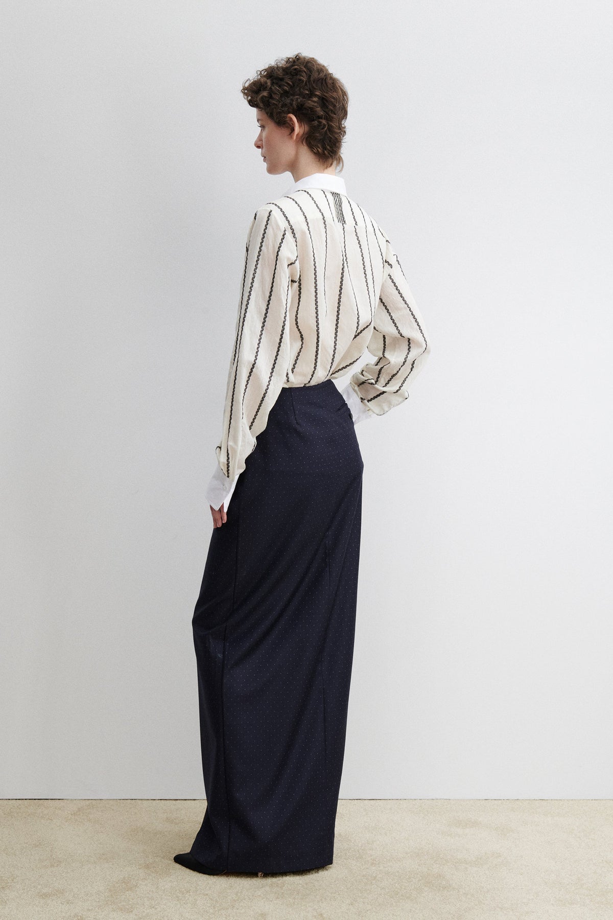 Lawerance Skirt Navy - Rachel Comey