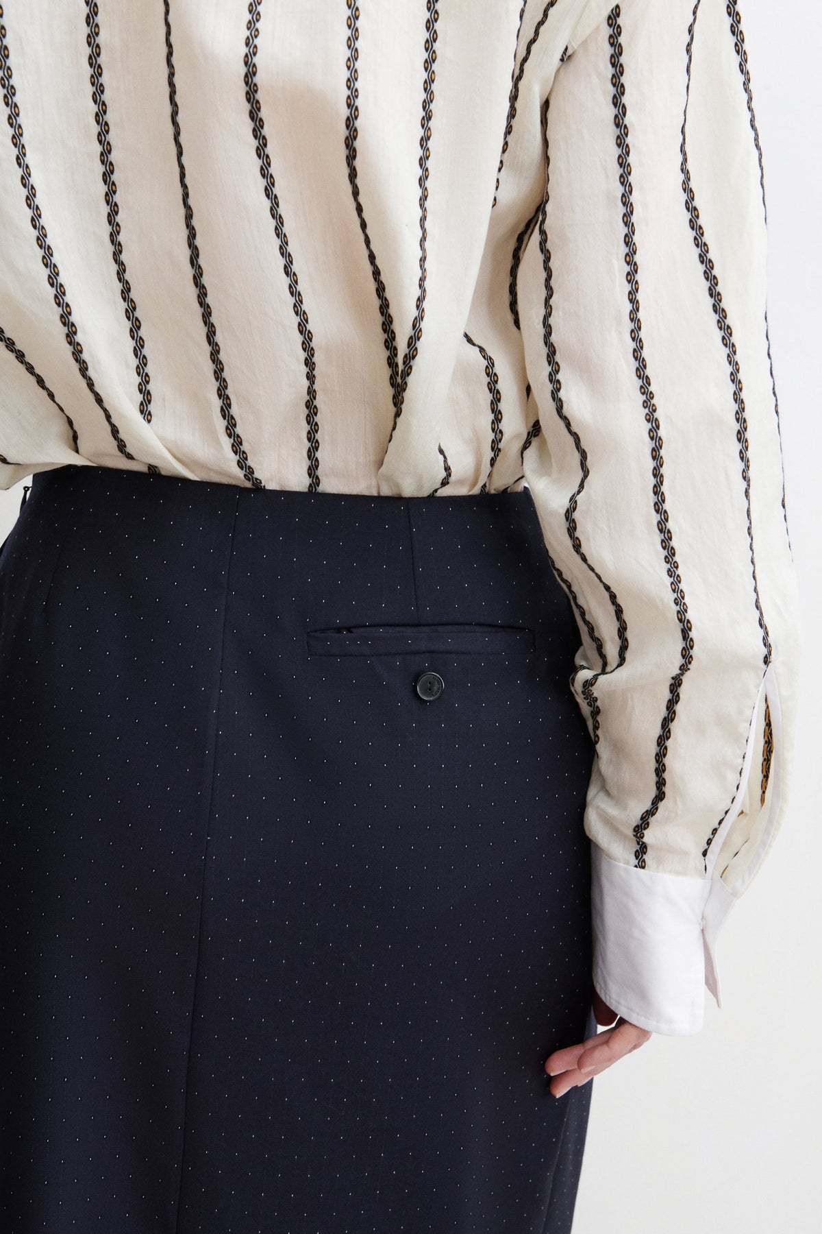 Lawerance Skirt Navy - Rachel Comey