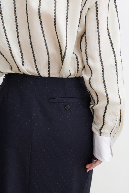 Lawerance Skirt Navy - Rachel Comey