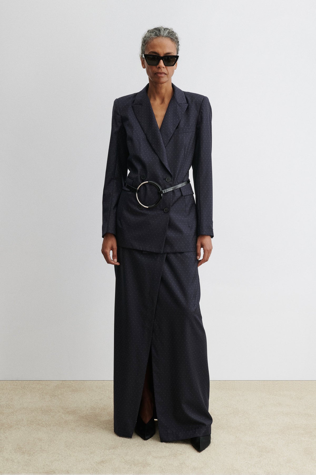 Lawerance Skirt Navy - Rachel Comey