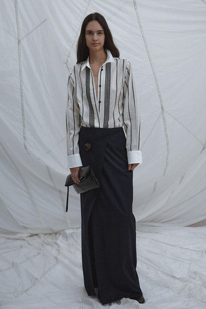 Lawerance Skirt Navy - Rachel Comey