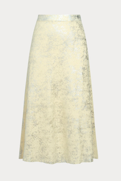 Kuzner Skirt Sand-Silver - Rachel Comey