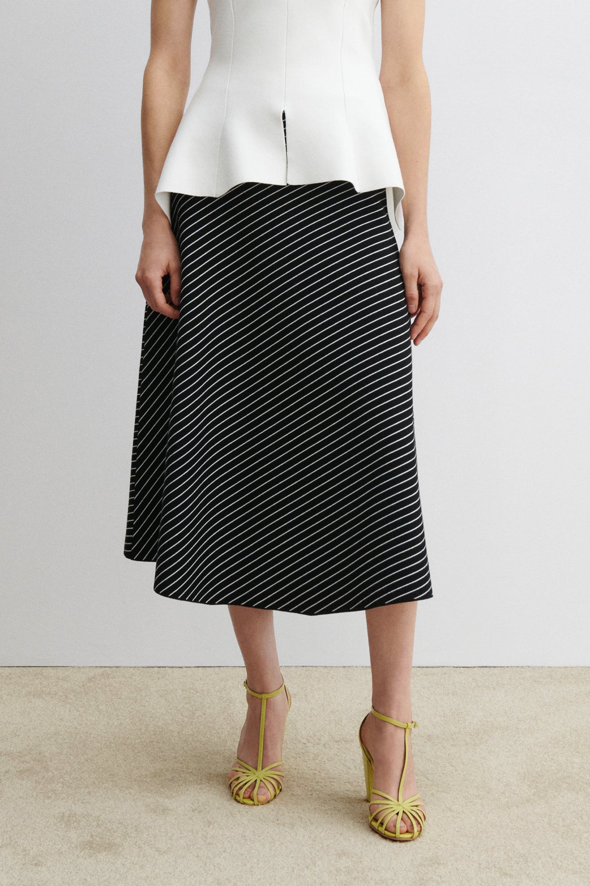 Addys Skirt Diagonal Stripe - Rachel Comey