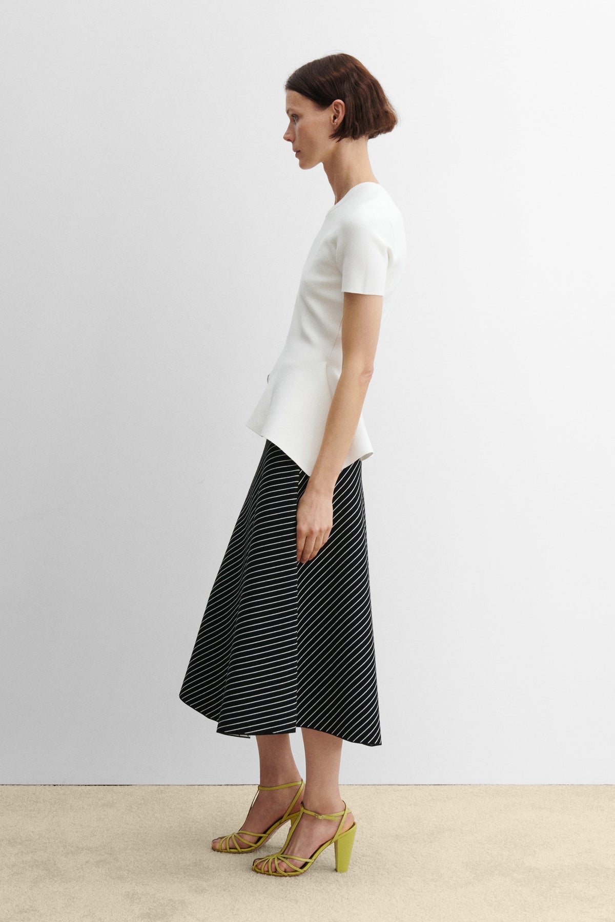 Addys Skirt Diagonal Stripe - Rachel Comey