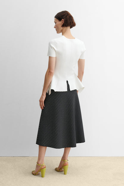 Addys Skirt Diagonal Stripe - Rachel Comey