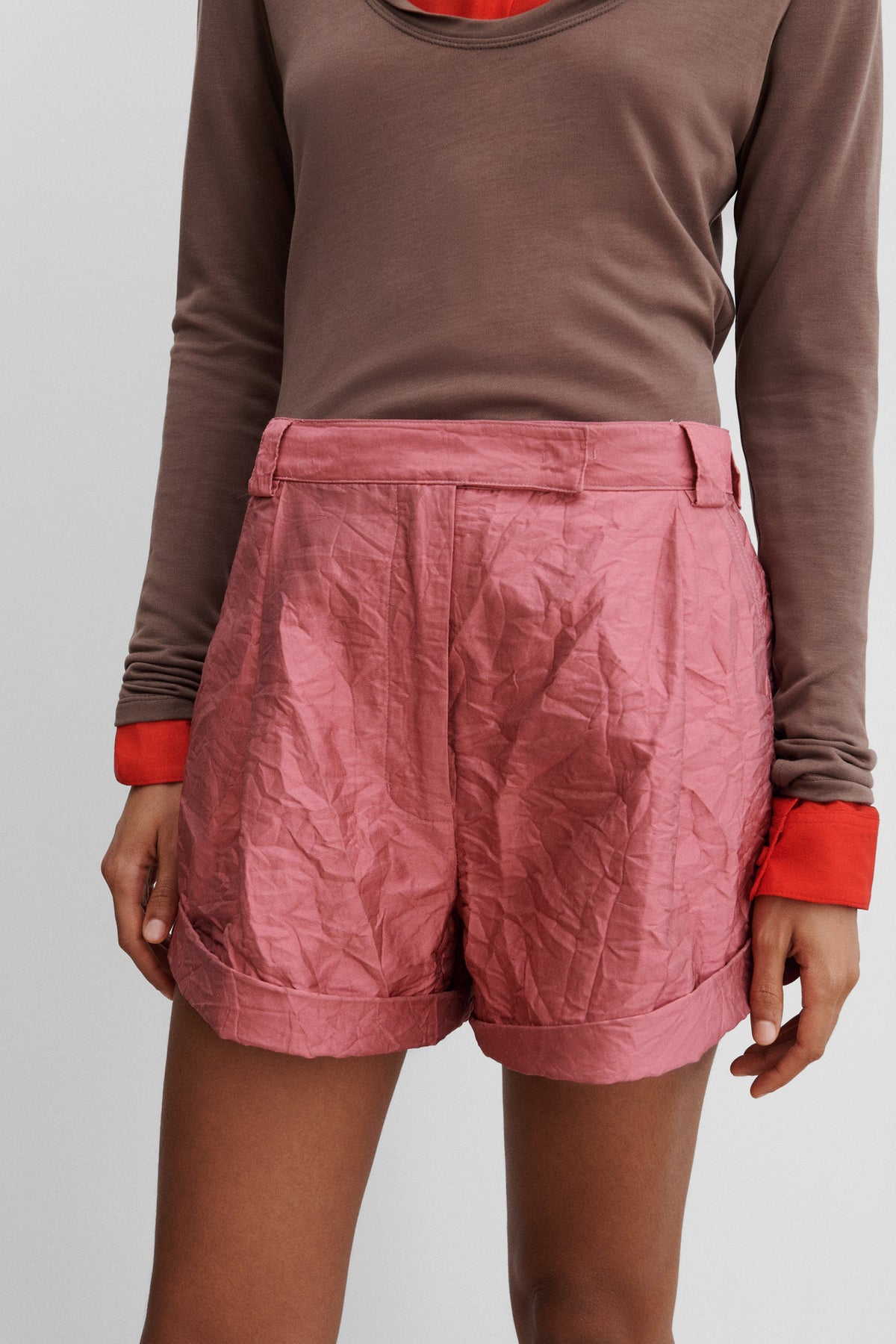 Joni Shorts Dark Pink - Rachel Comey