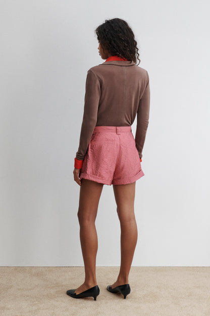 Joni Shorts Dark Pink - Rachel Comey