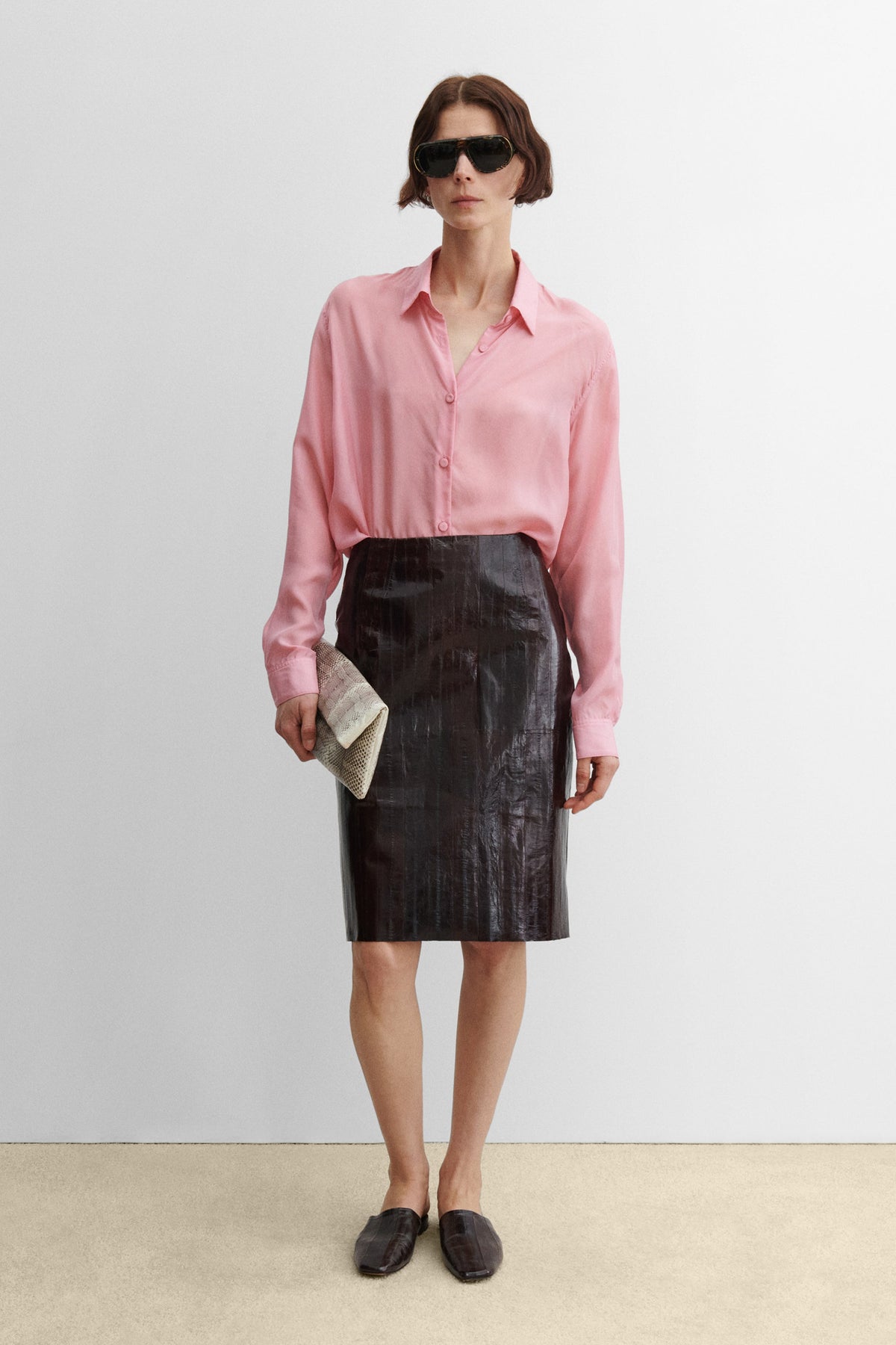 Cori Skirt Brown - Rachel Comey