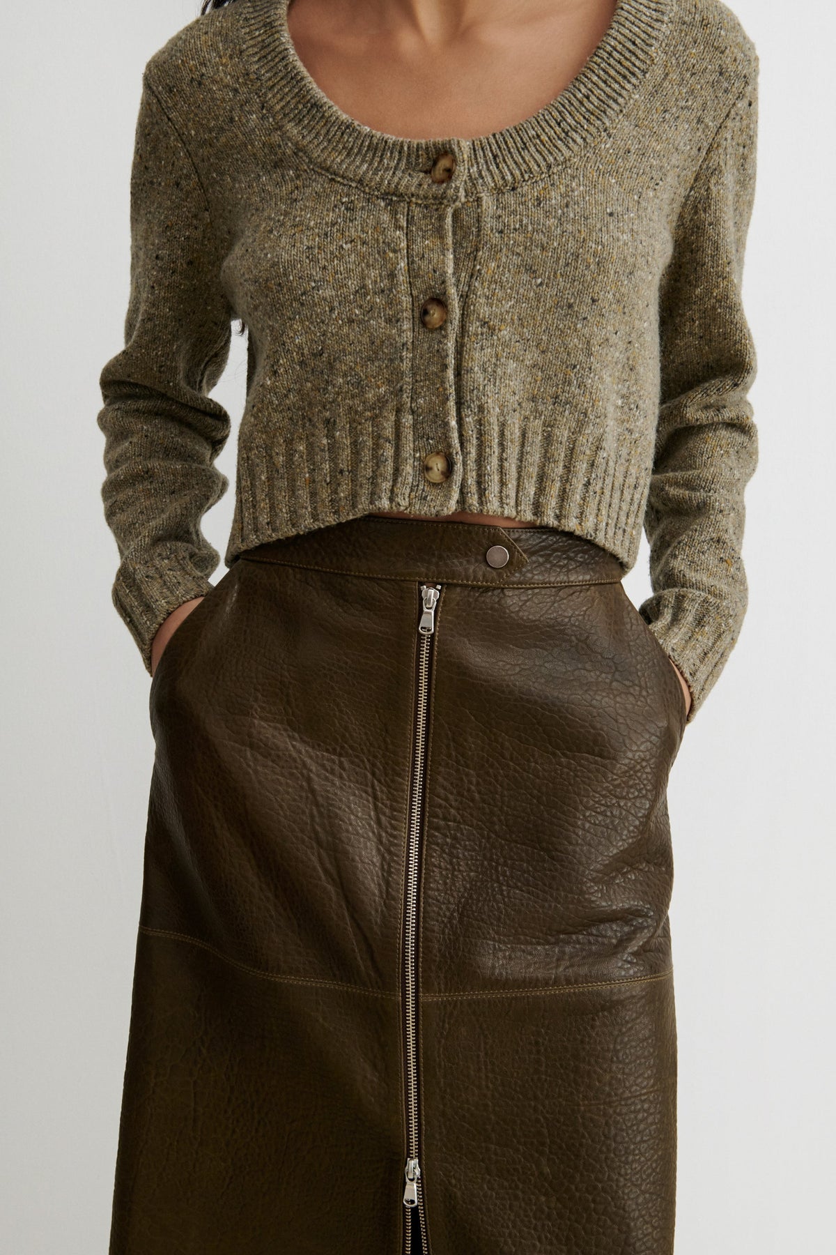 Bristol Skirt Chocolate - Rachel Comey