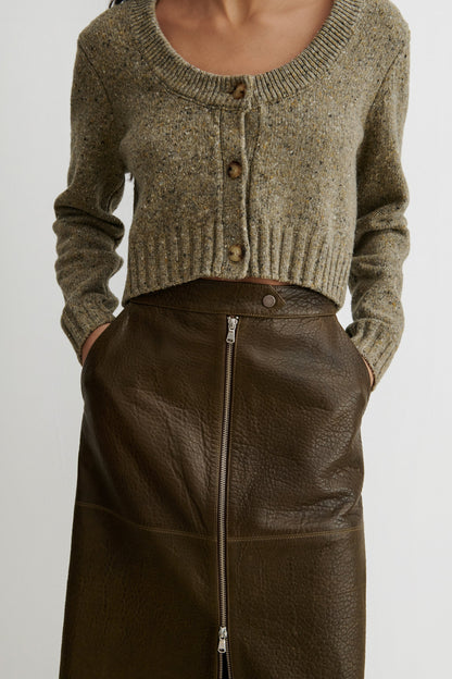 Bristol Skirt Chocolate - Rachel Comey