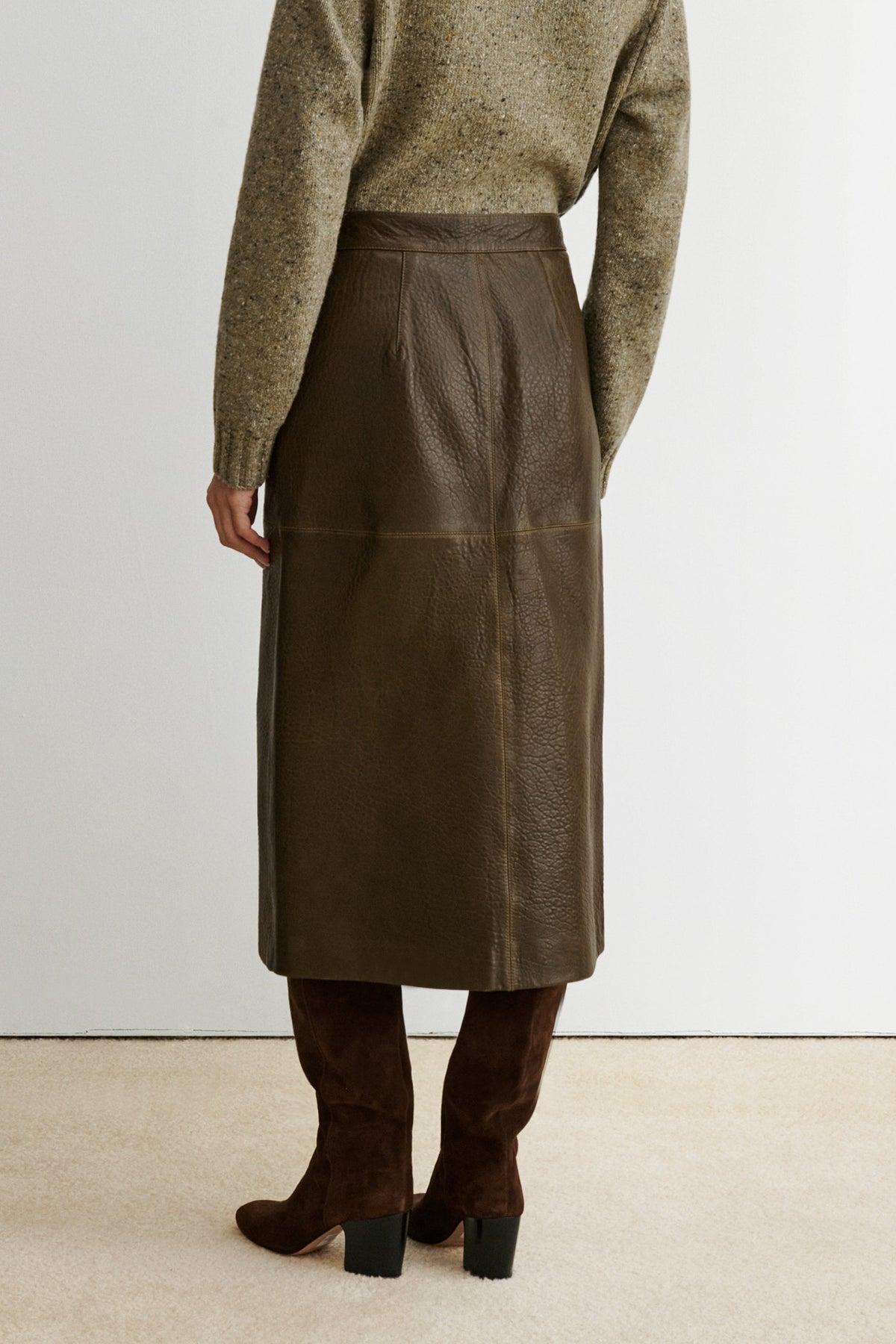 Bristol Skirt Chocolate - Rachel Comey