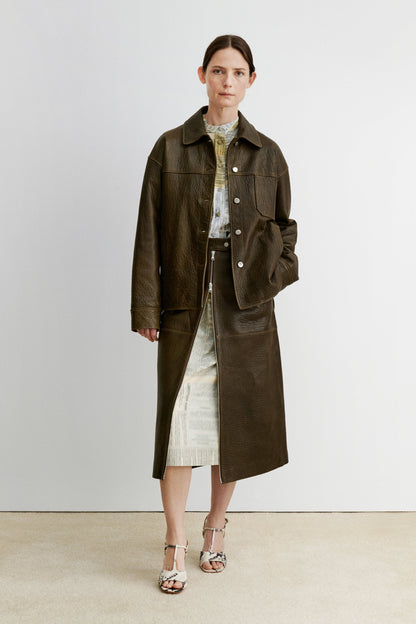 Bristol Skirt Chocolate - Rachel Comey