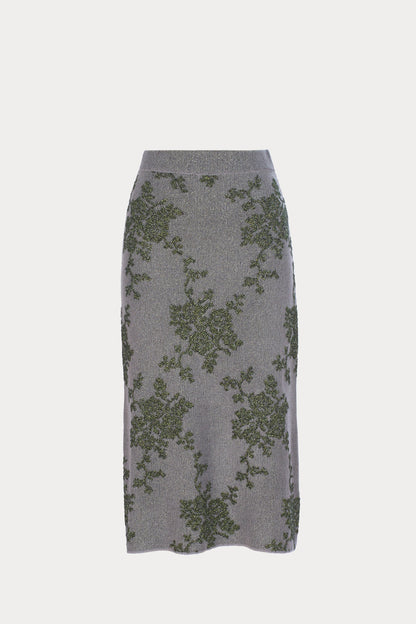 Broccada Skirt Dove-Green - Rachel Comey