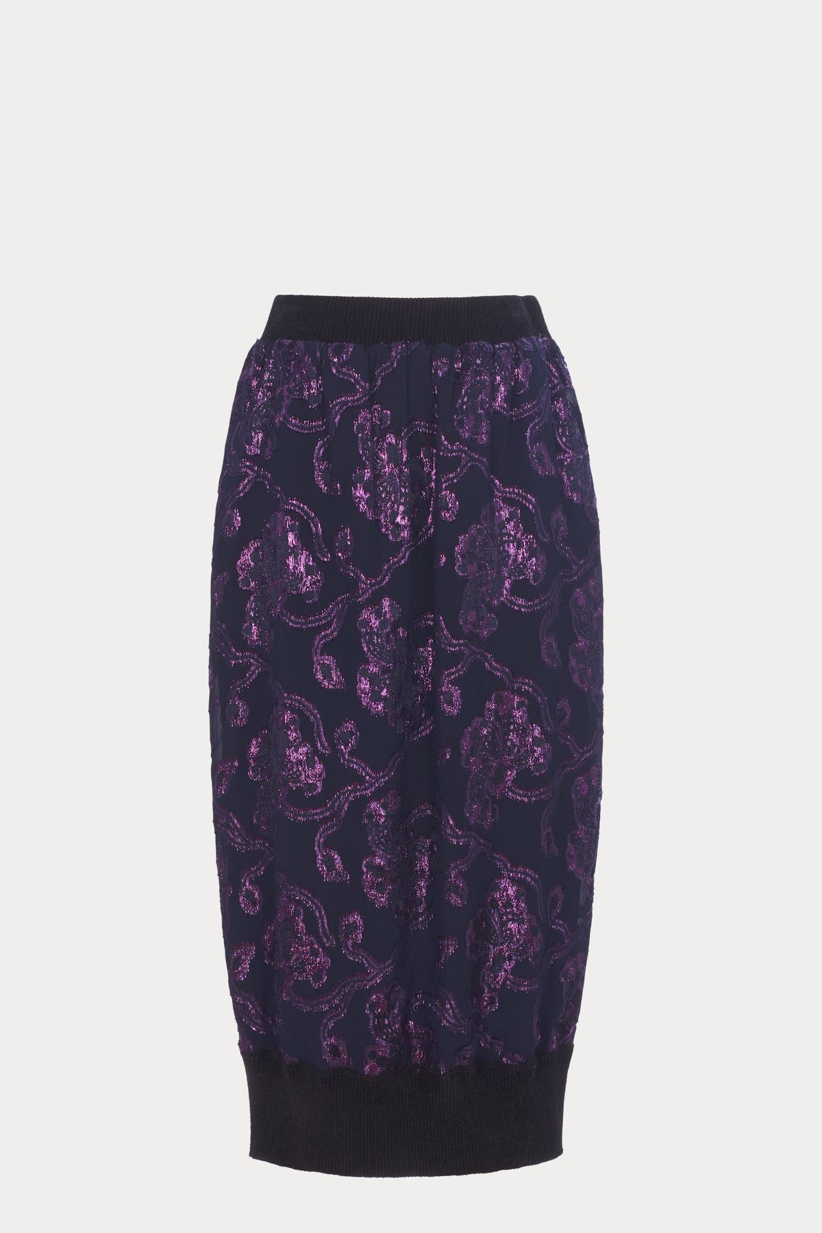 Vine Skirt Midnight Purple - Rachel Comey