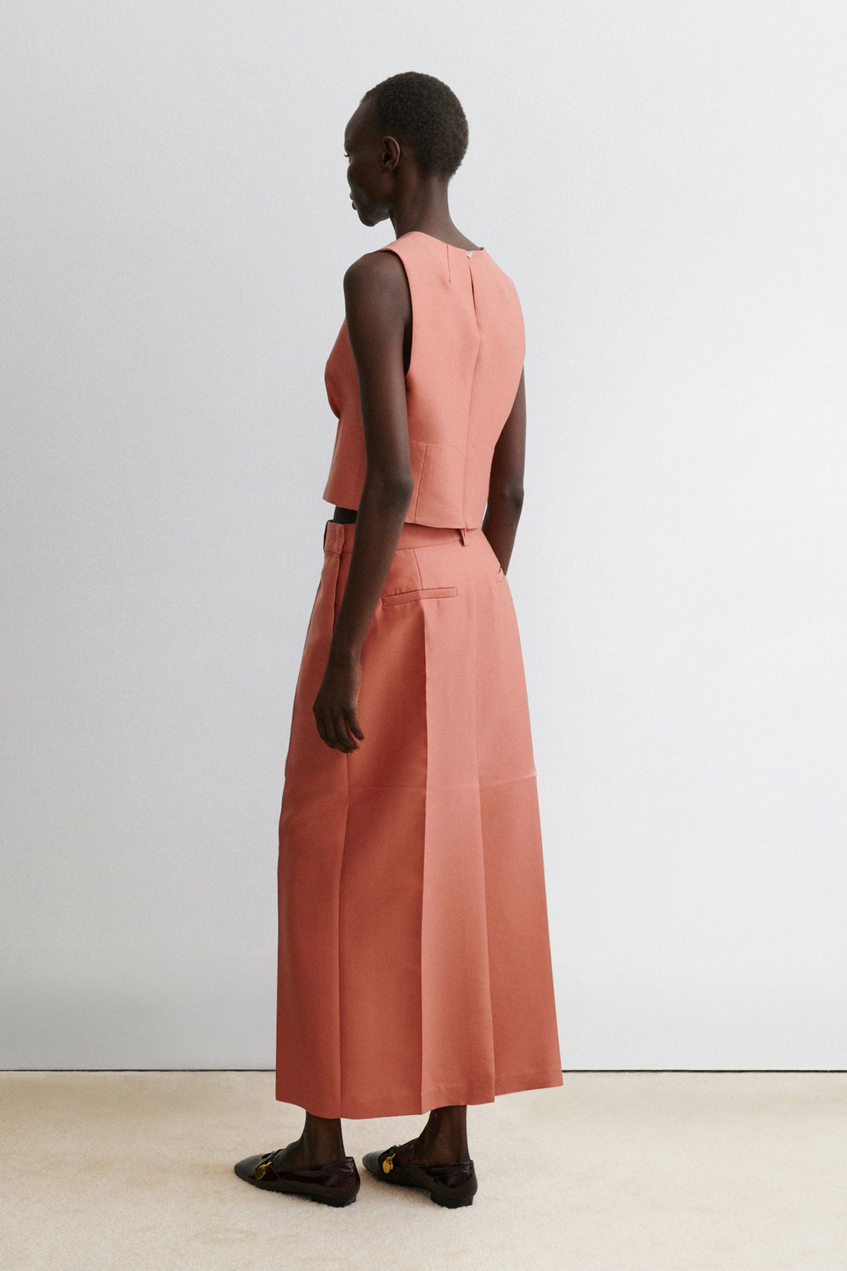 Cosa Skirt Dark Blush - Rachel Comey