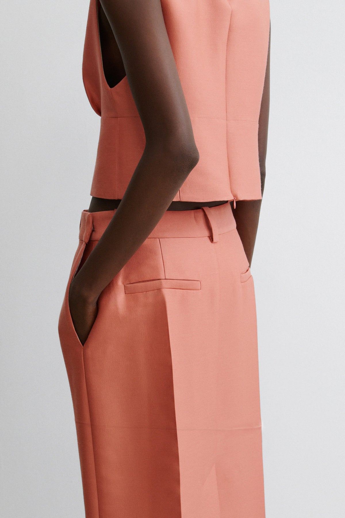 Cosa Skirt Dark Blush - Rachel Comey