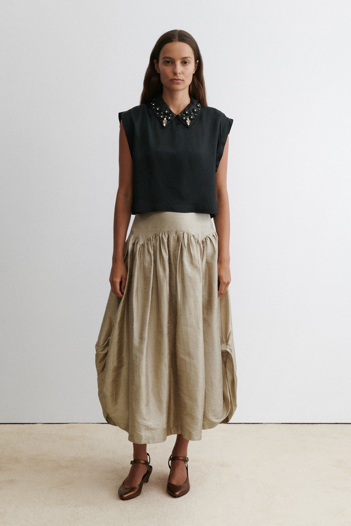 Terra Skirt Steel Grey - Rachel Comey