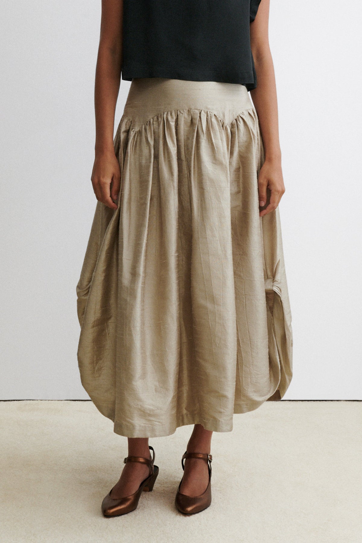 Terra Skirt Steel Grey - Rachel Comey
