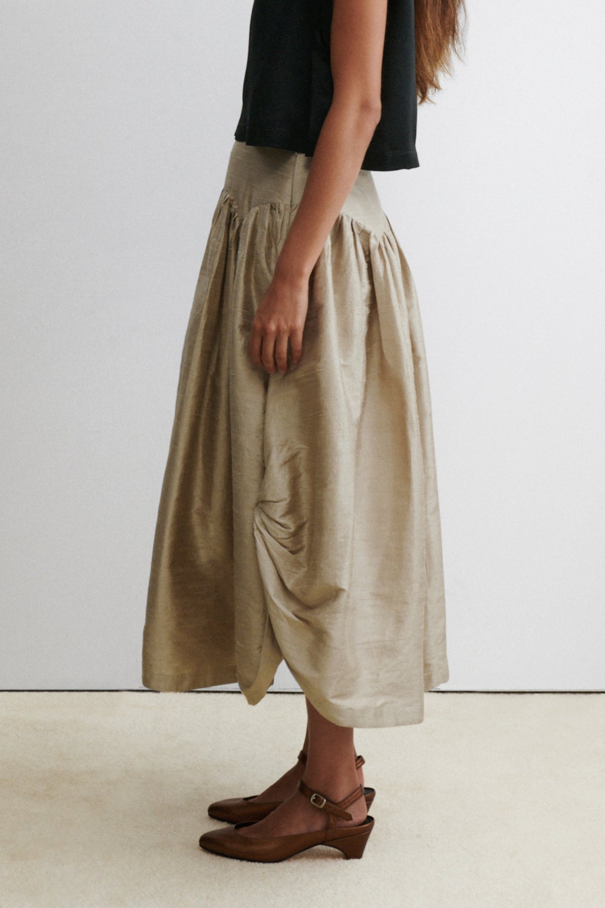 Terra Skirt Steel Grey - Rachel Comey