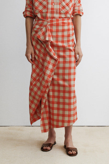 Nesom Skirt Red - Rachel Comey