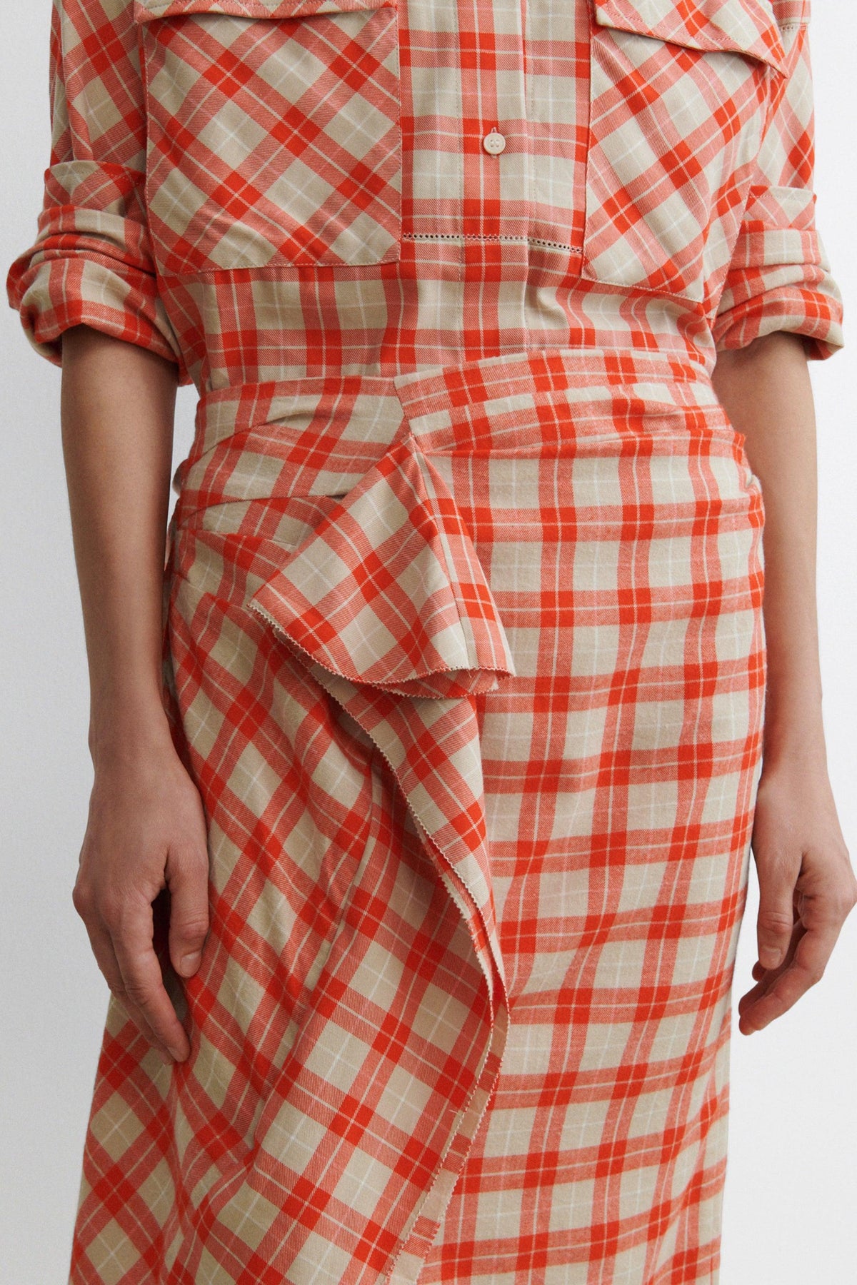 Nesom Skirt Red - Rachel Comey