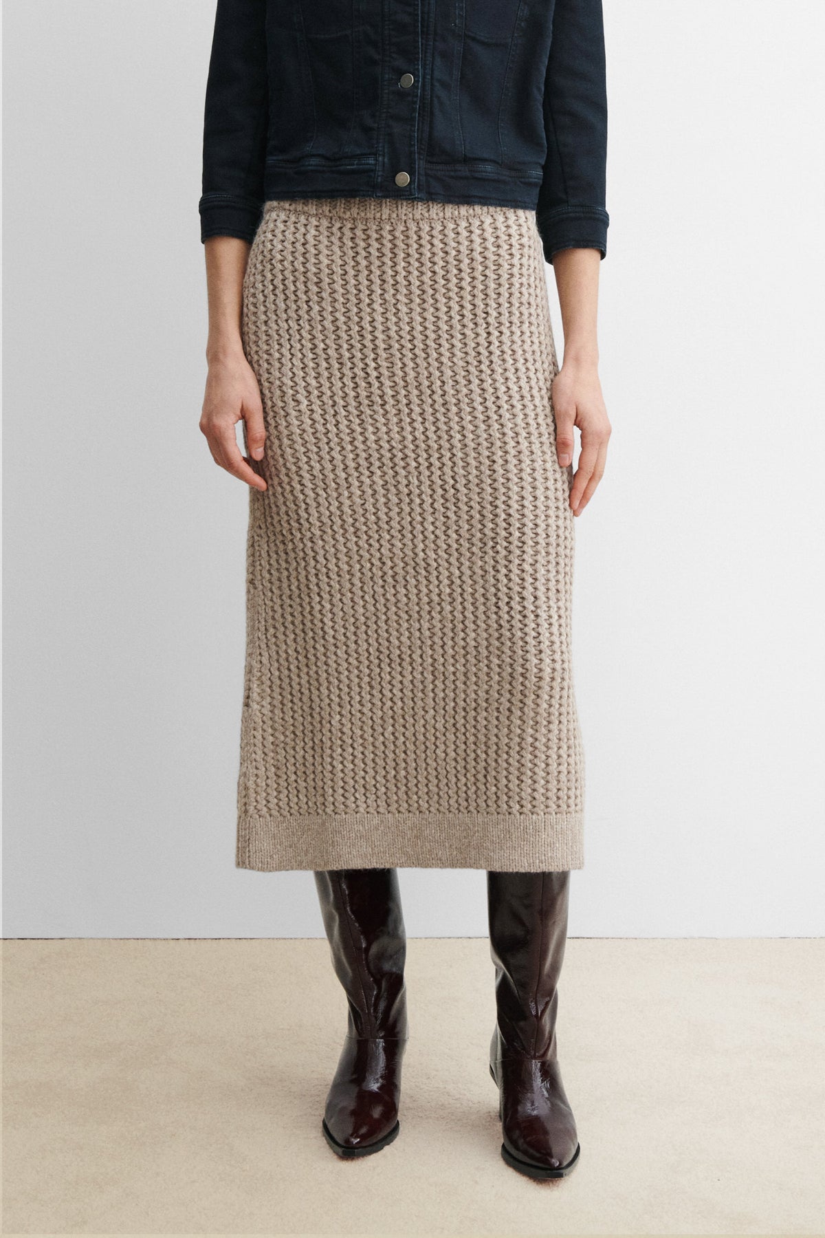 Vlanke Skirt Oatmeal - Rachel Comey