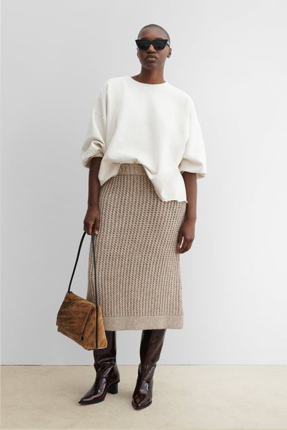 Vlanke Skirt Oatmeal - Rachel Comey