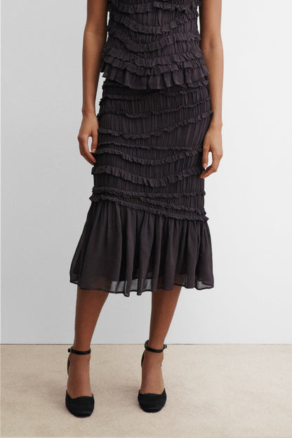 Cavey Skirt Dusty Purple - Rachel Comey