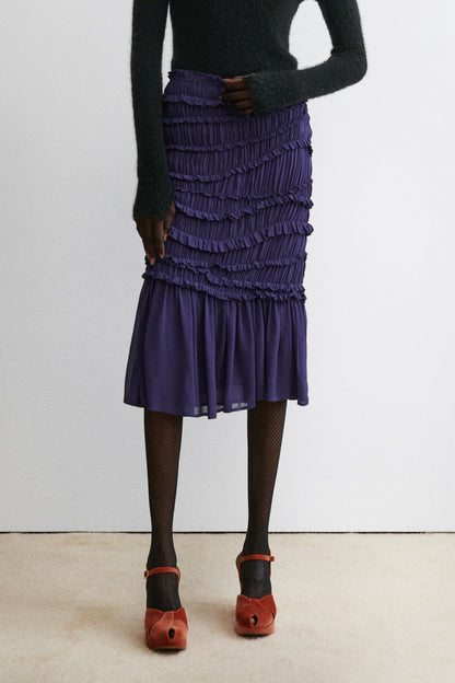 Cavey Skirt Dusty Purple - Rachel Comey
