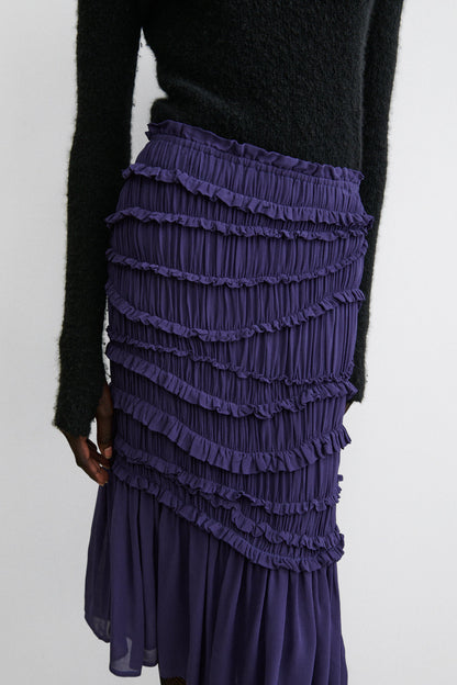 Cavey Skirt Dusty Purple - Rachel Comey