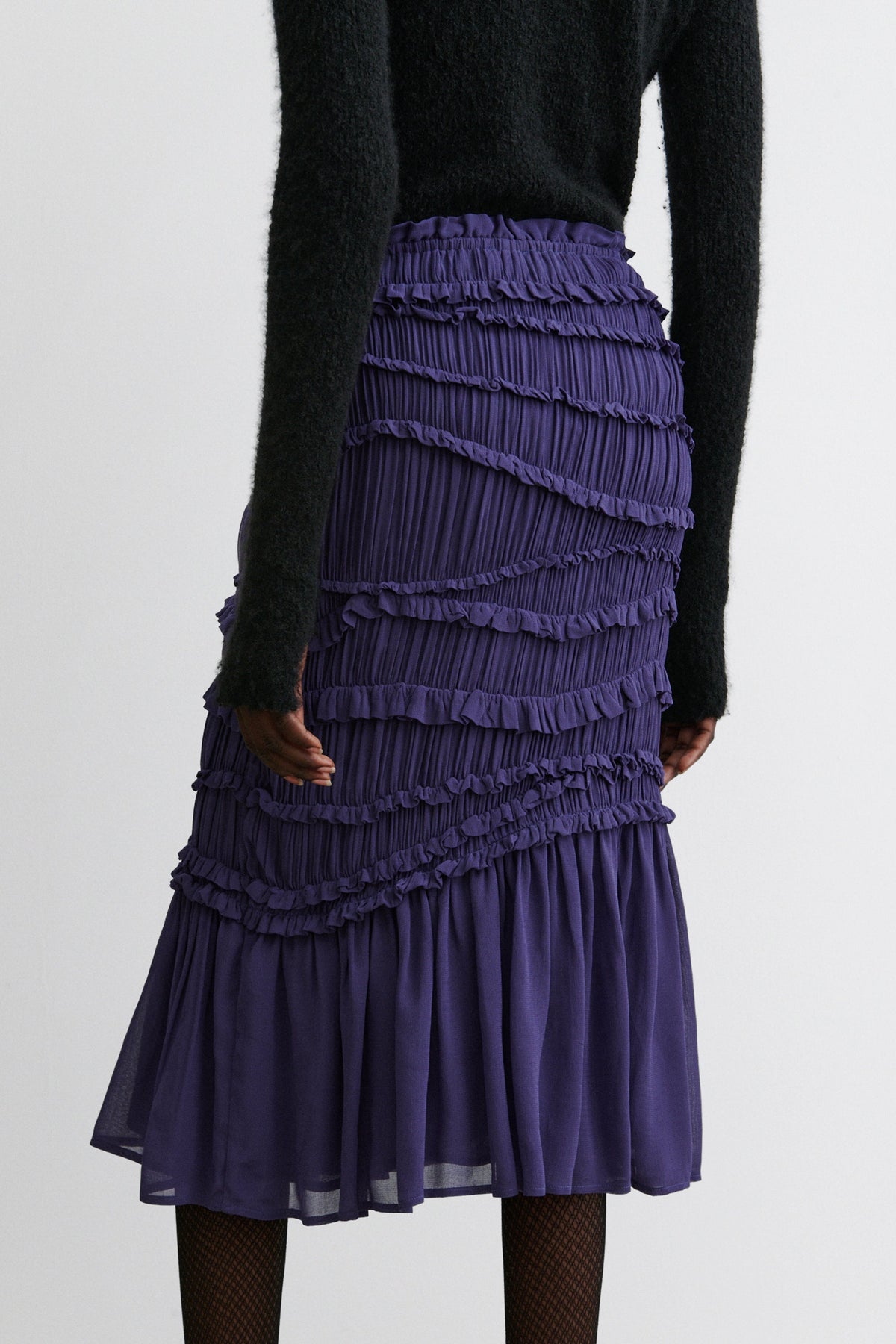 Cavey Skirt Dusty Purple - Rachel Comey