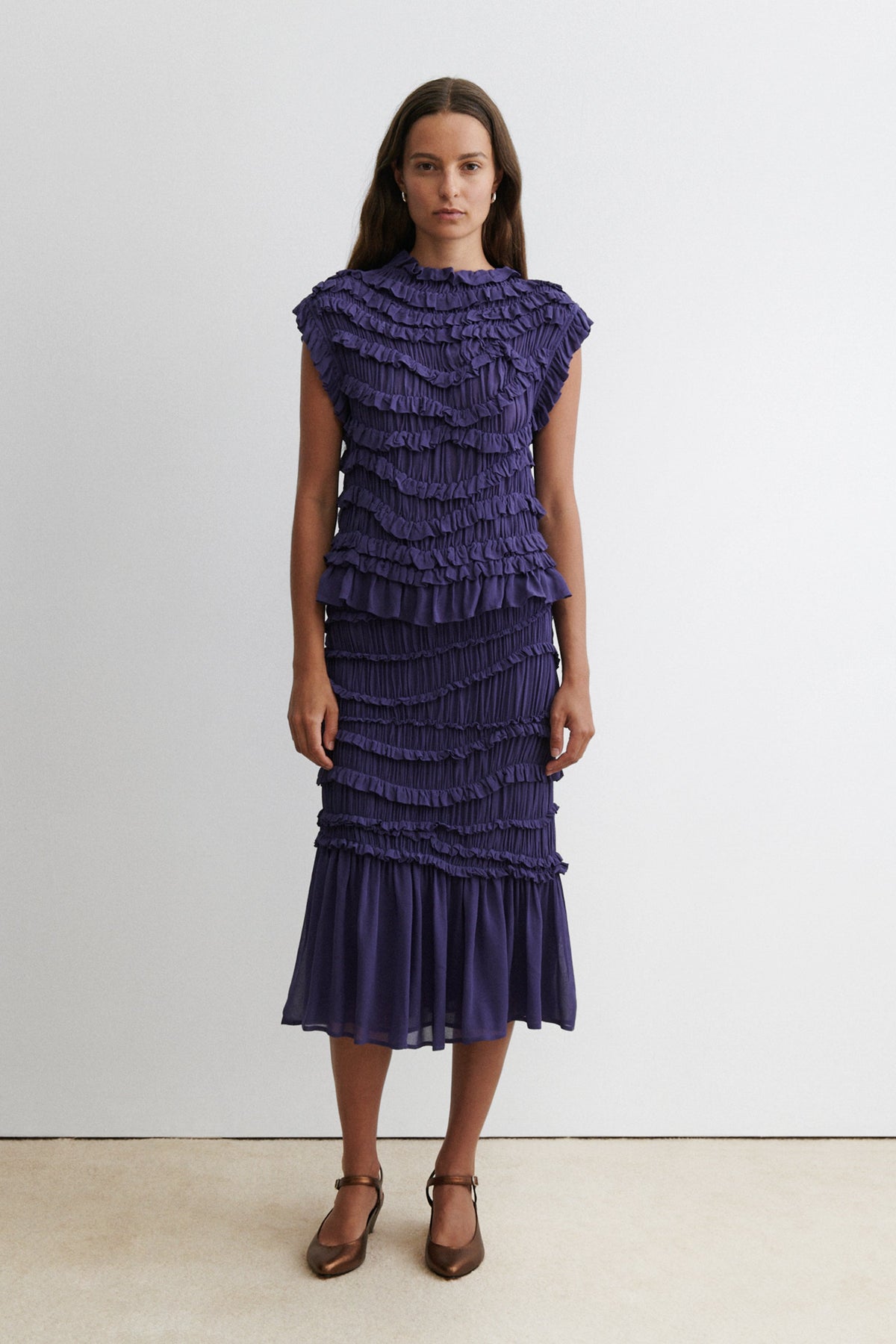 Cavey Skirt Dusty Purple - Rachel Comey