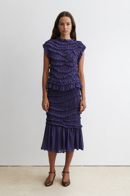 Cavey Skirt Dusty Purple - Rachel Comey