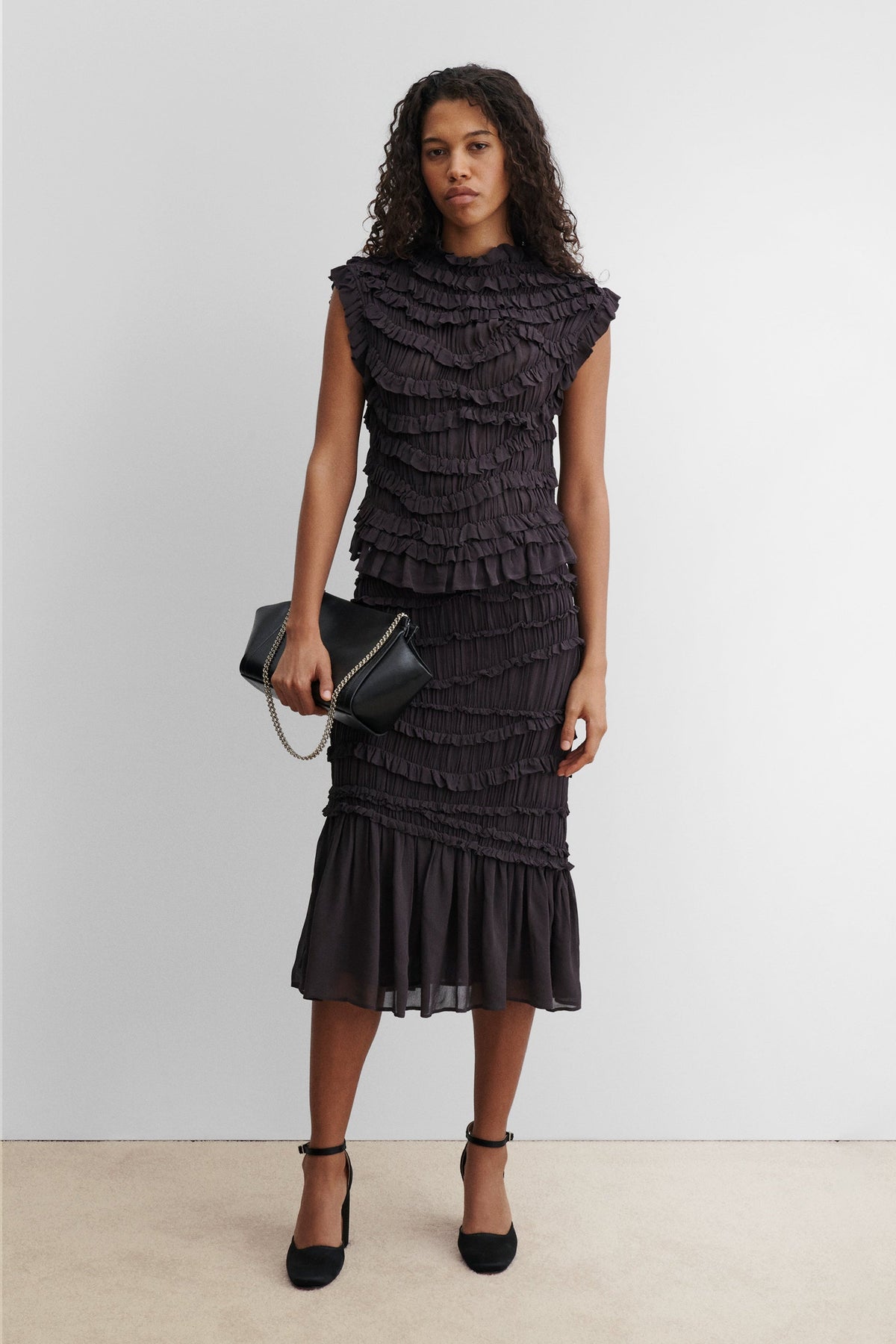 Cavey Skirt Dusty Purple - Rachel Comey