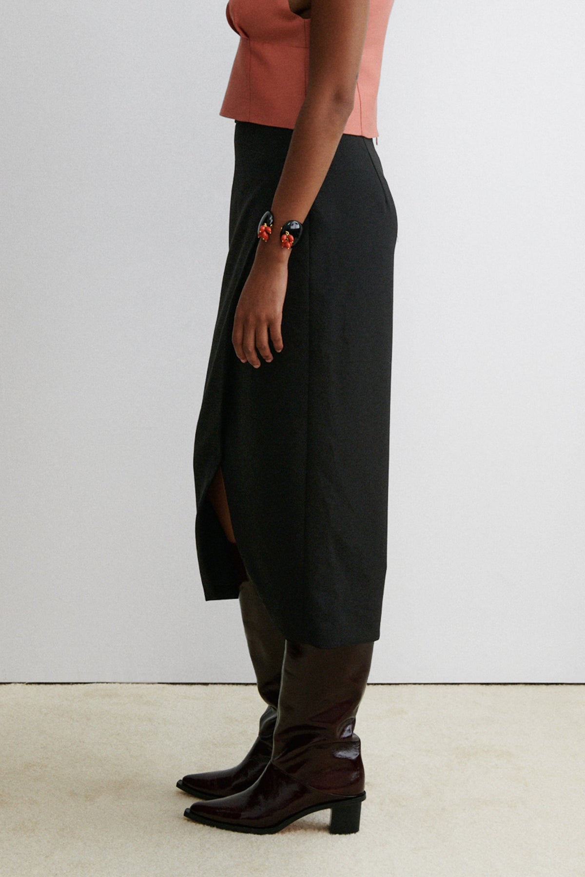 Split Skirt Black - Rachel Comey