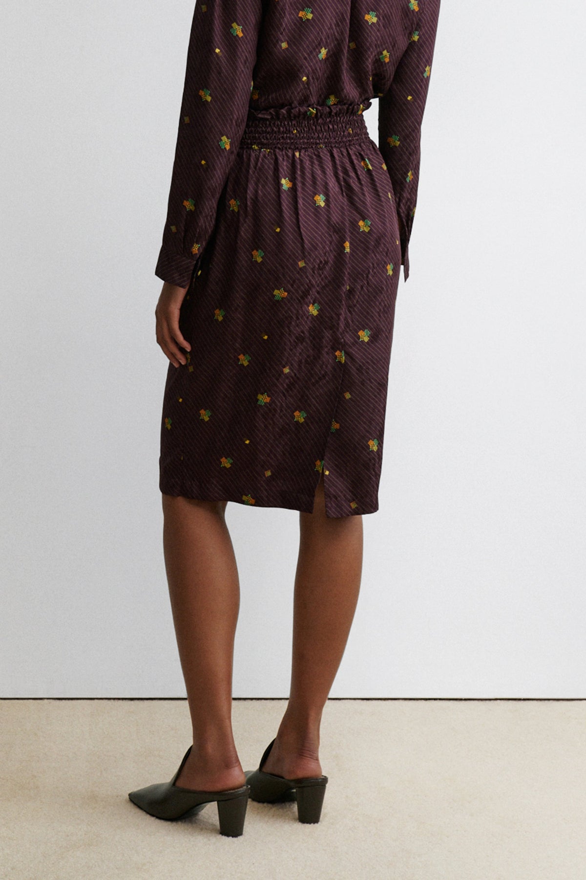 Solly Skirt Bordeaux - Rachel Comey