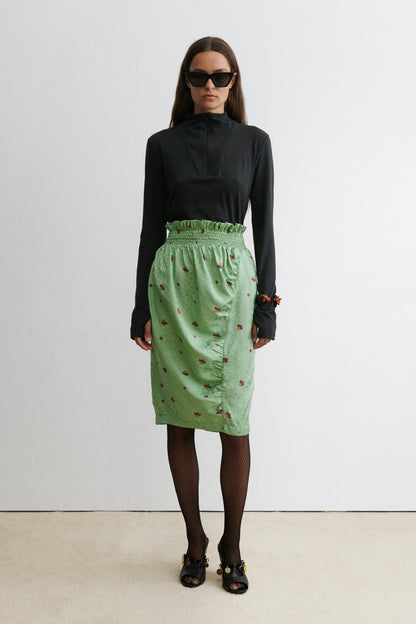Solly Skirt Celedon - Rachel Comey